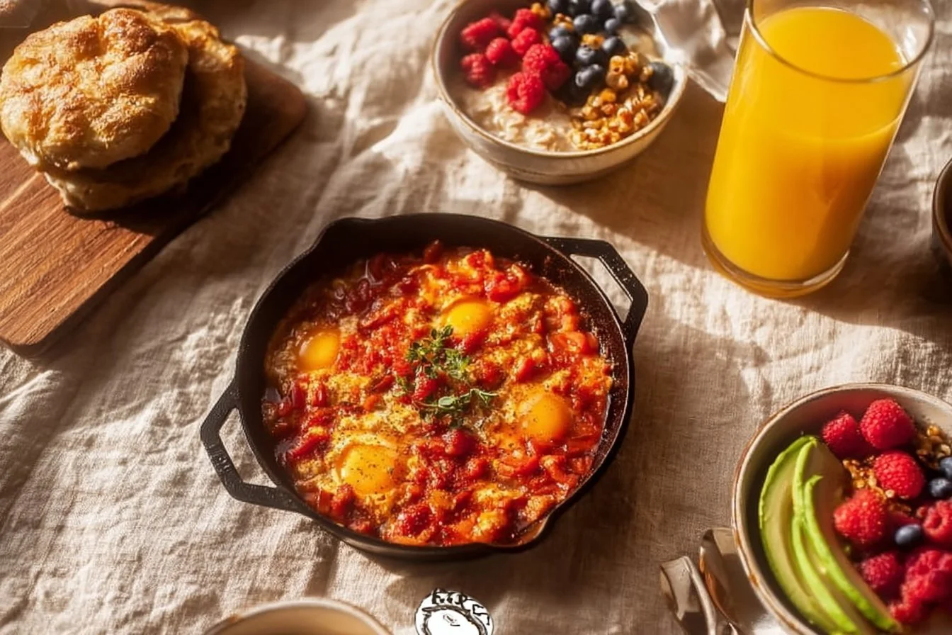 Shakshuka with Avocado Toast