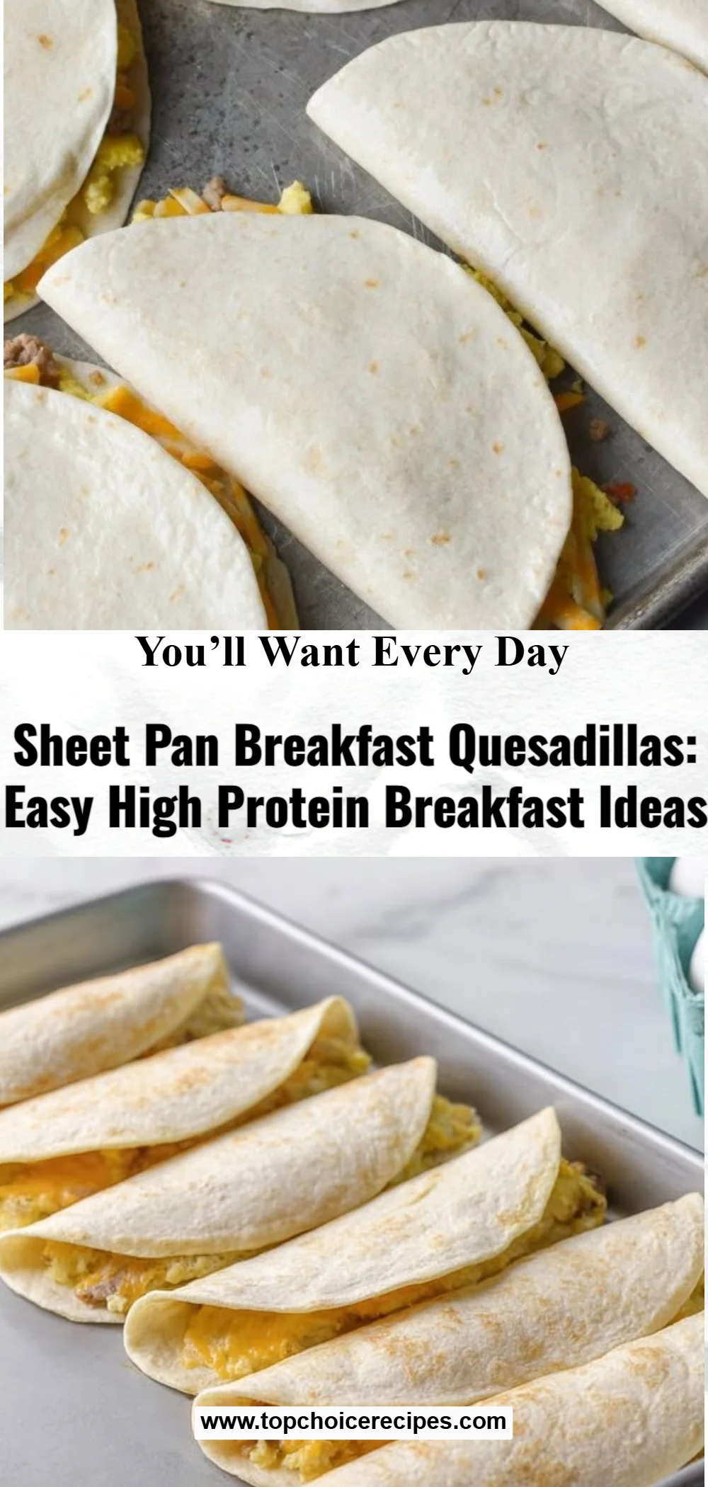 Sheet Pan Breakfast Quesadillas 5 Sheet Pan Breakfast Quesadillas