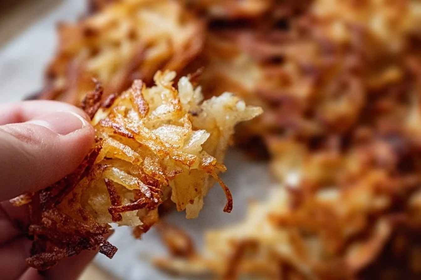 Crispy sheet pan hash browns baked to perfection