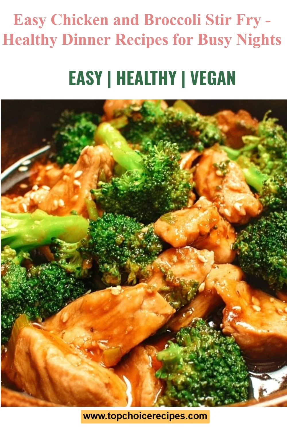 Stir-Fried Chinese Chicken and Broccoli