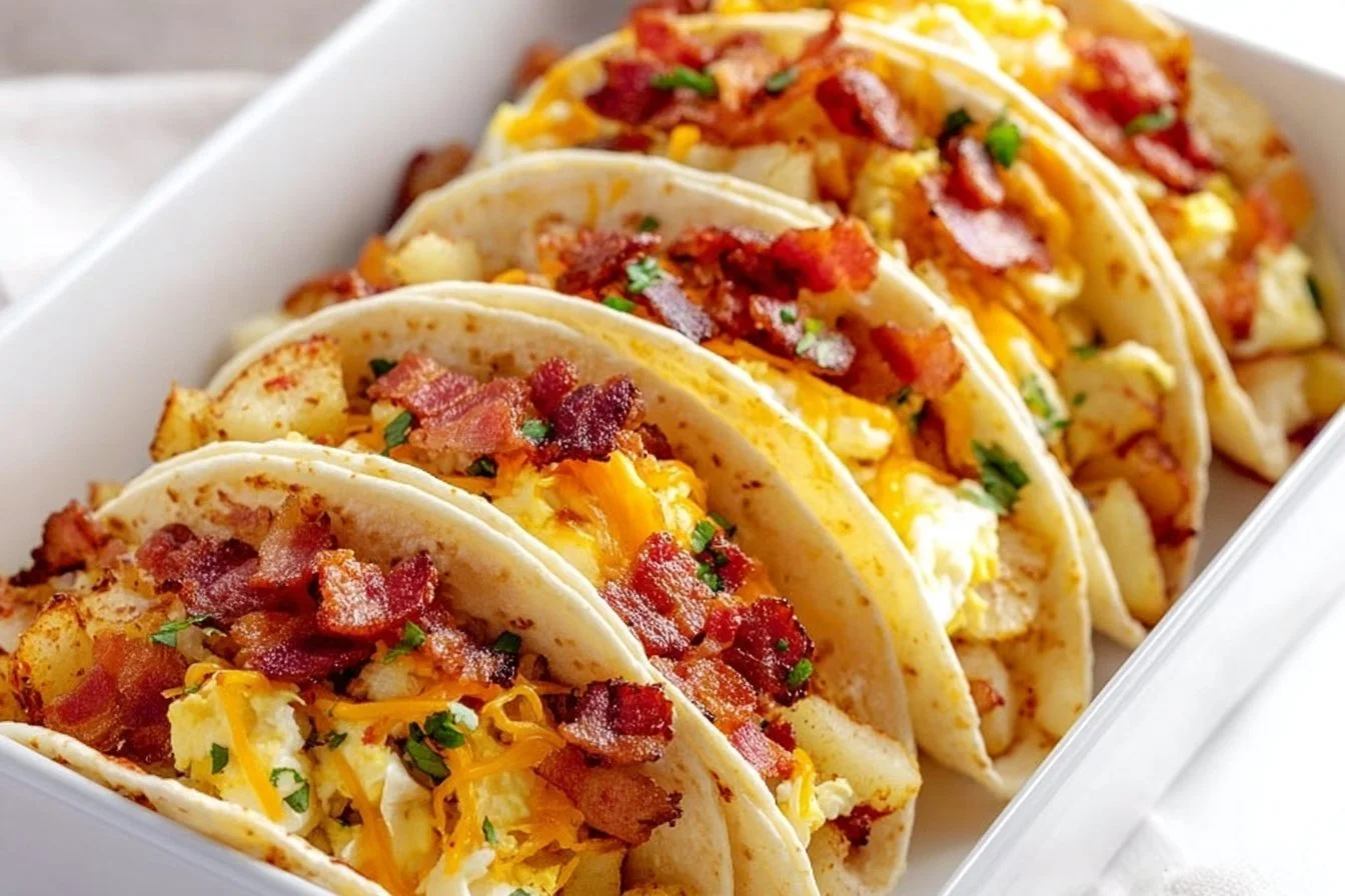 Tasty Baked Breakfast Tacos