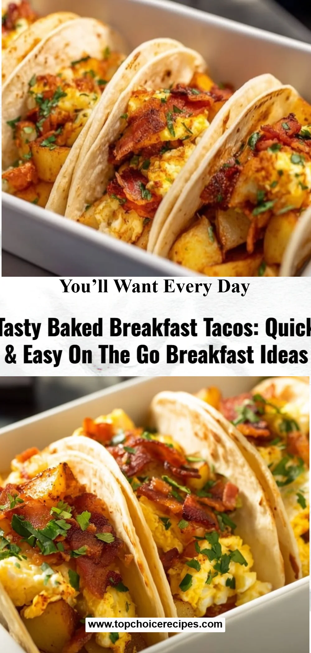 Tasty Baked Breakfast Tacos 5 Tasty Baked Breakfast Tacos