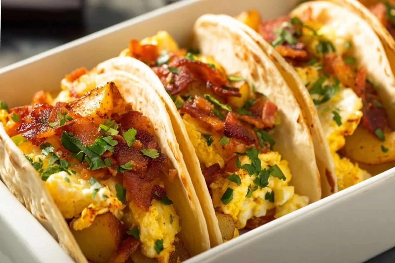 Tasty Baked Breakfast Tacos 6 Tasty Baked Breakfast Tacos