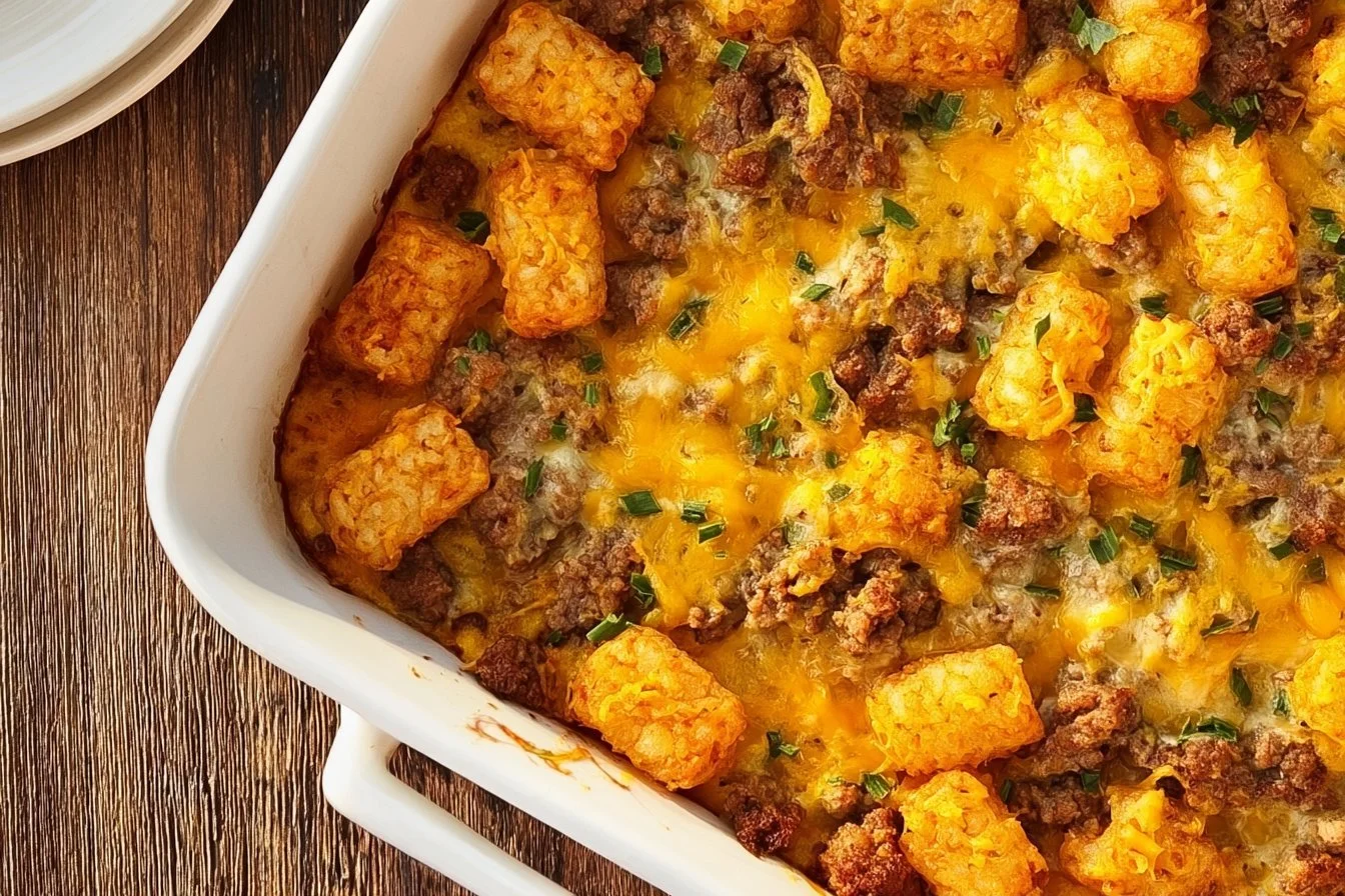 Tater Tot Sausage Breakfast Casserole 7 Tater Tot Sausage Breakfast Casserole