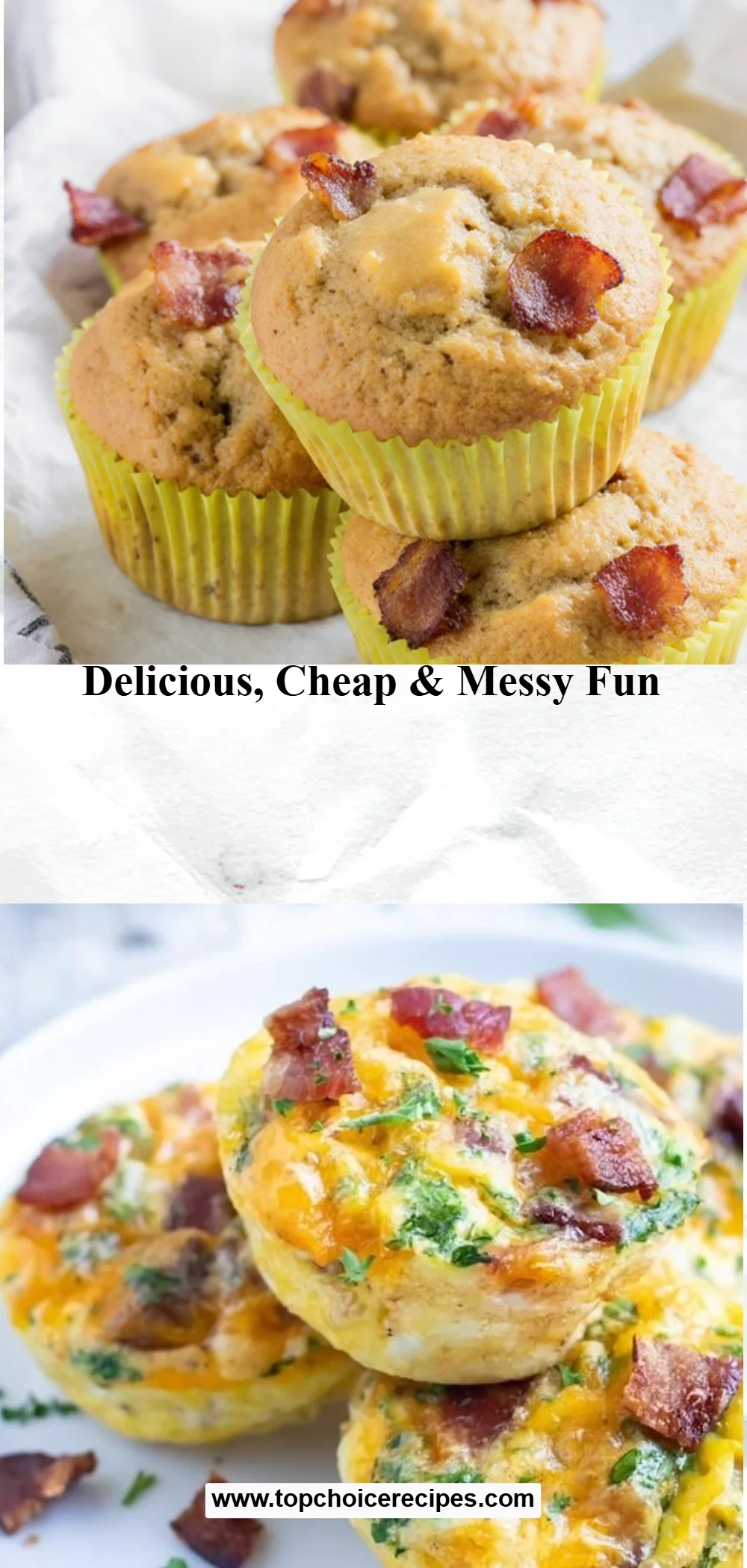 Bacon Cheddar Breakfast Muffins