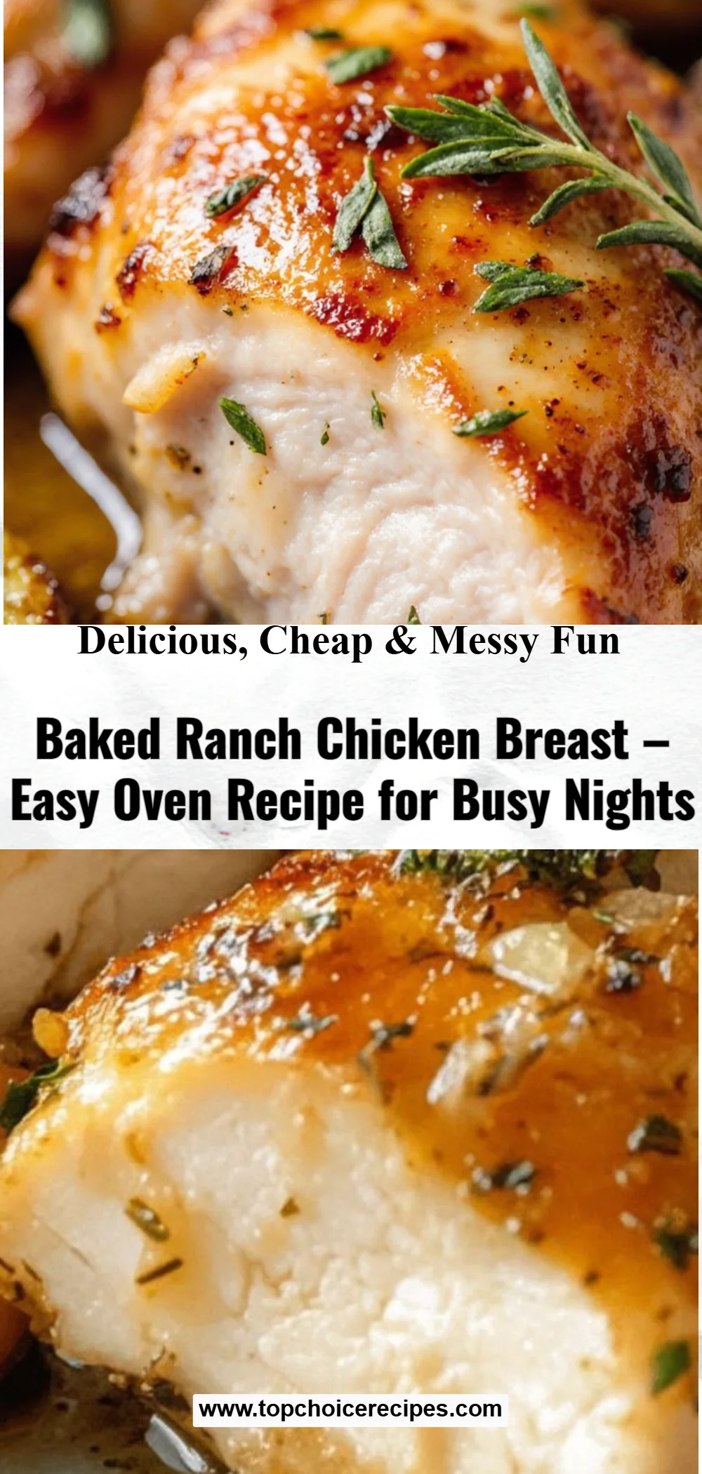 Baked Ranch Chicken Breast