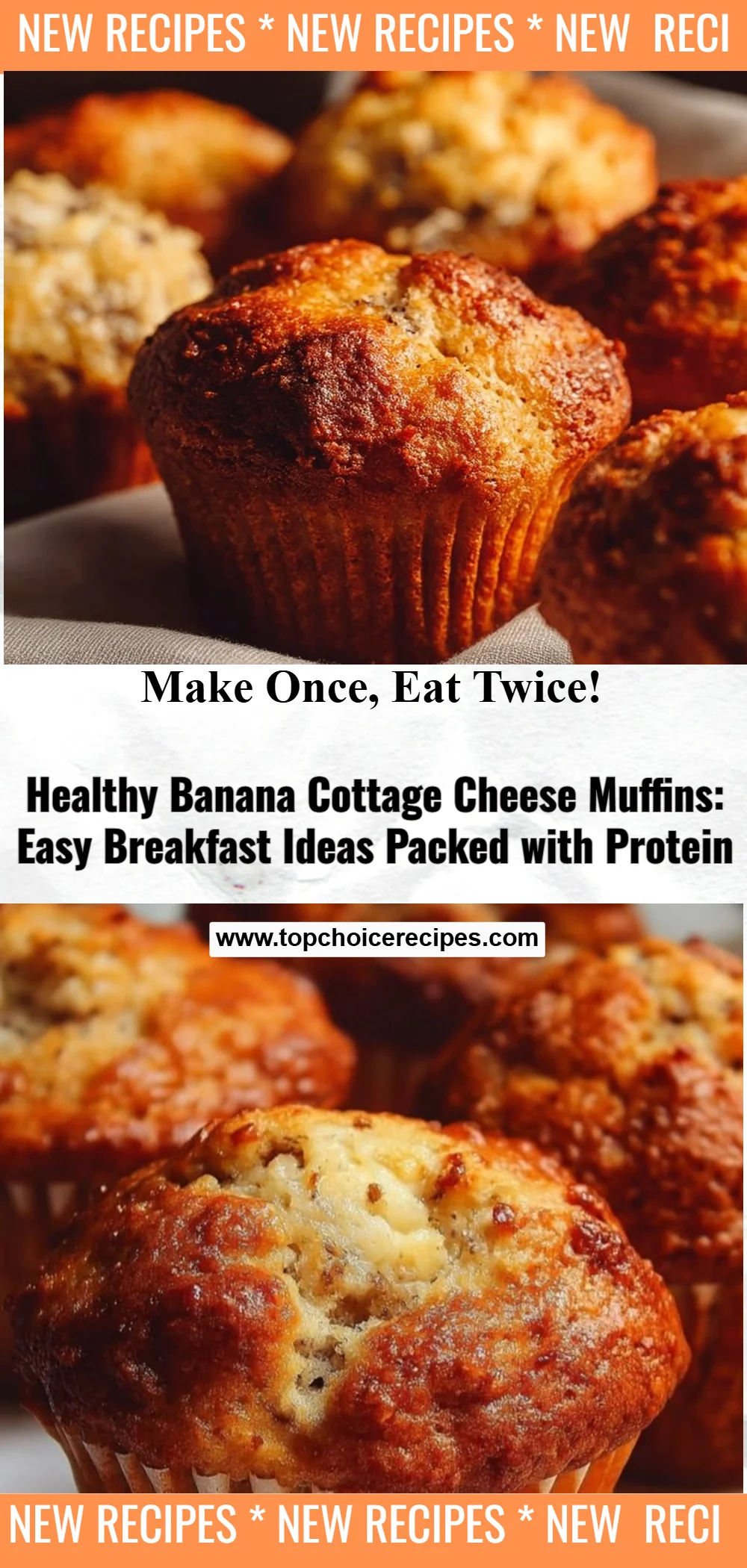 Banana Cottage Cheese Muffins 5 Banana Cottage Cheese Muffins