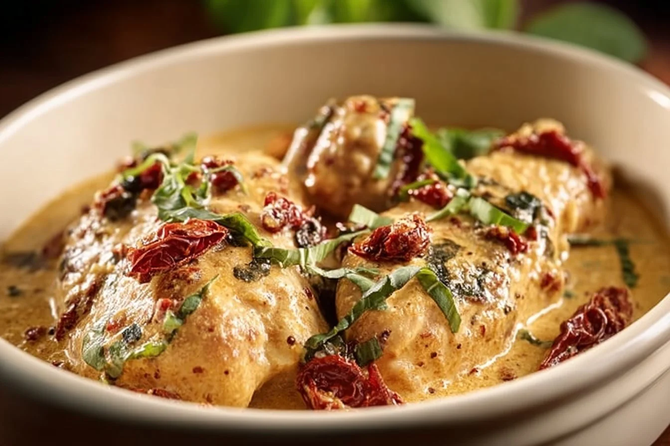 Delicious Crock Pot Marry Me Chicken recipe ready to serve
