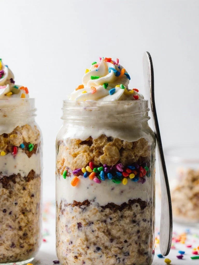 Birthday Cake Overnight Oats