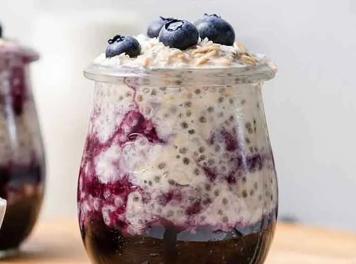 Blueberry Overnight Oats 5 Blueberry Overnight Oats