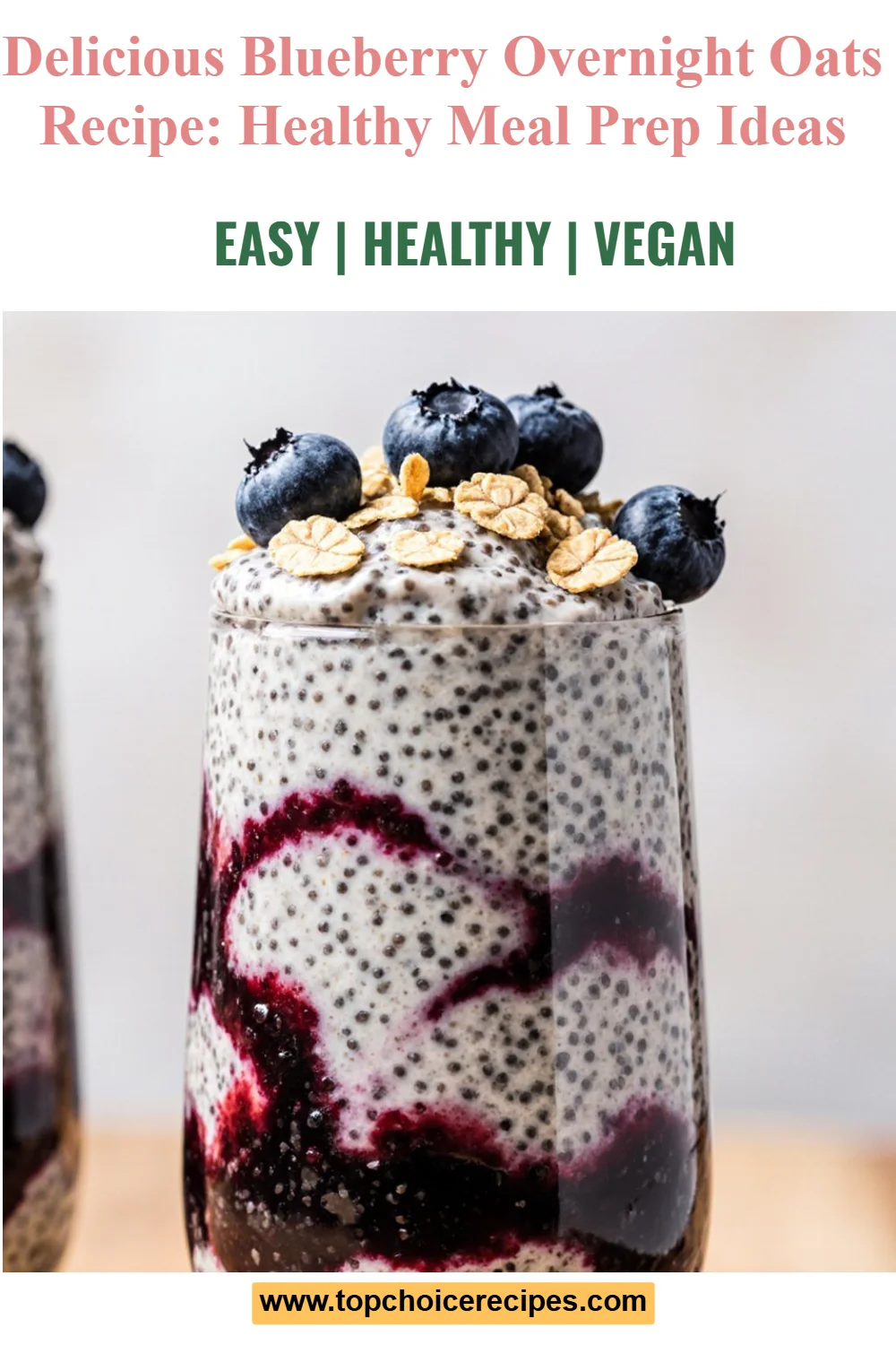 Blueberry Overnight Oats 6 Blueberry Overnight Oats