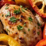 cheesy baked chicken breast and peppers 2026 04 03 234138 1 Top choice recipes