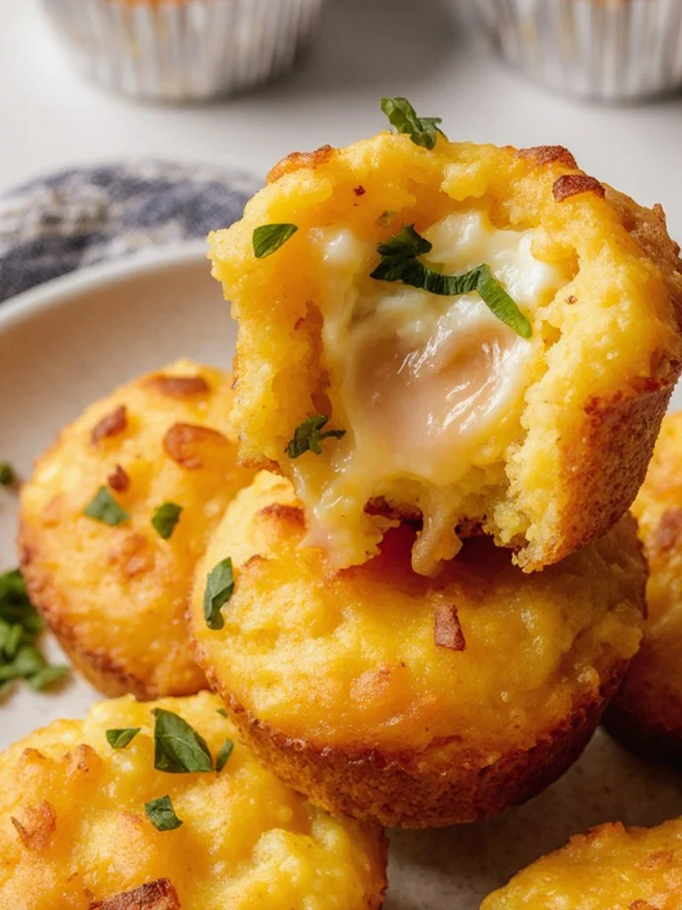 Cheesy muffin tin cottage cheese egg bites in a baking tray