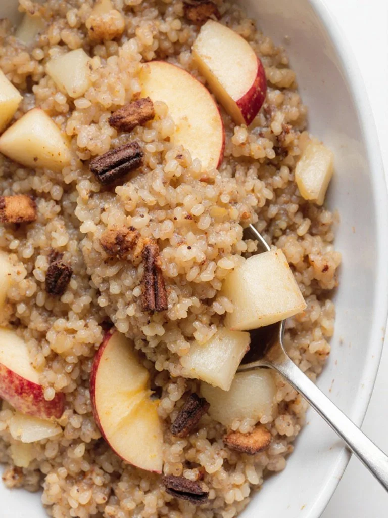 Cinnamon Apple Breakfast Quinoa 6 Cinnamon Apple Breakfast Quinoa