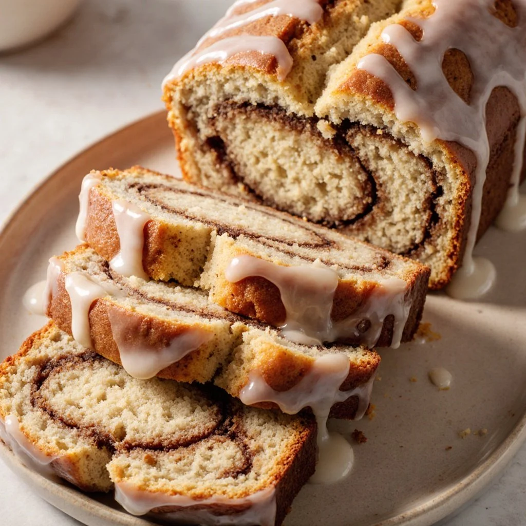 Cinnamon Roll Cottage Cheese Loaf