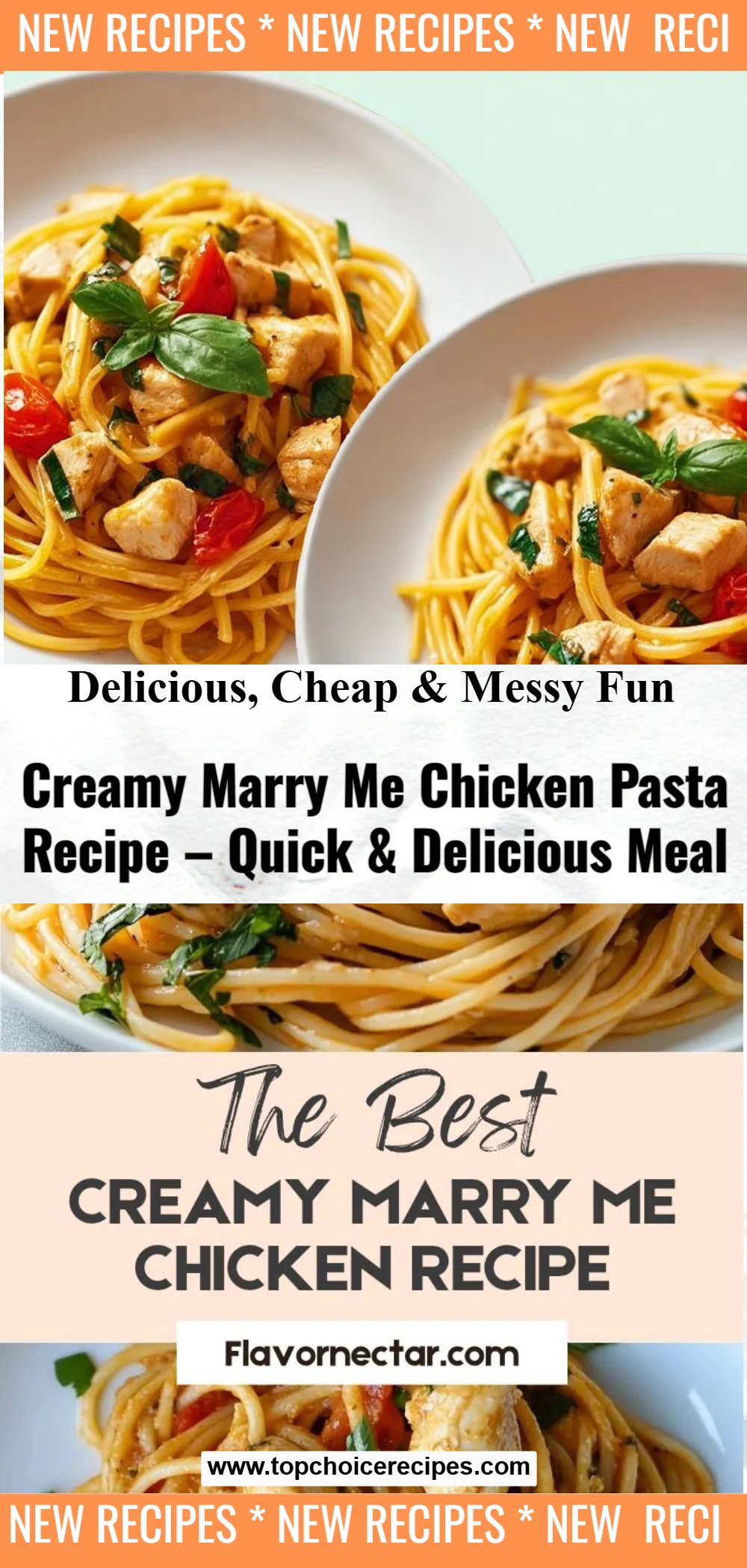 Creamy Marry Me Chicken Pasta
