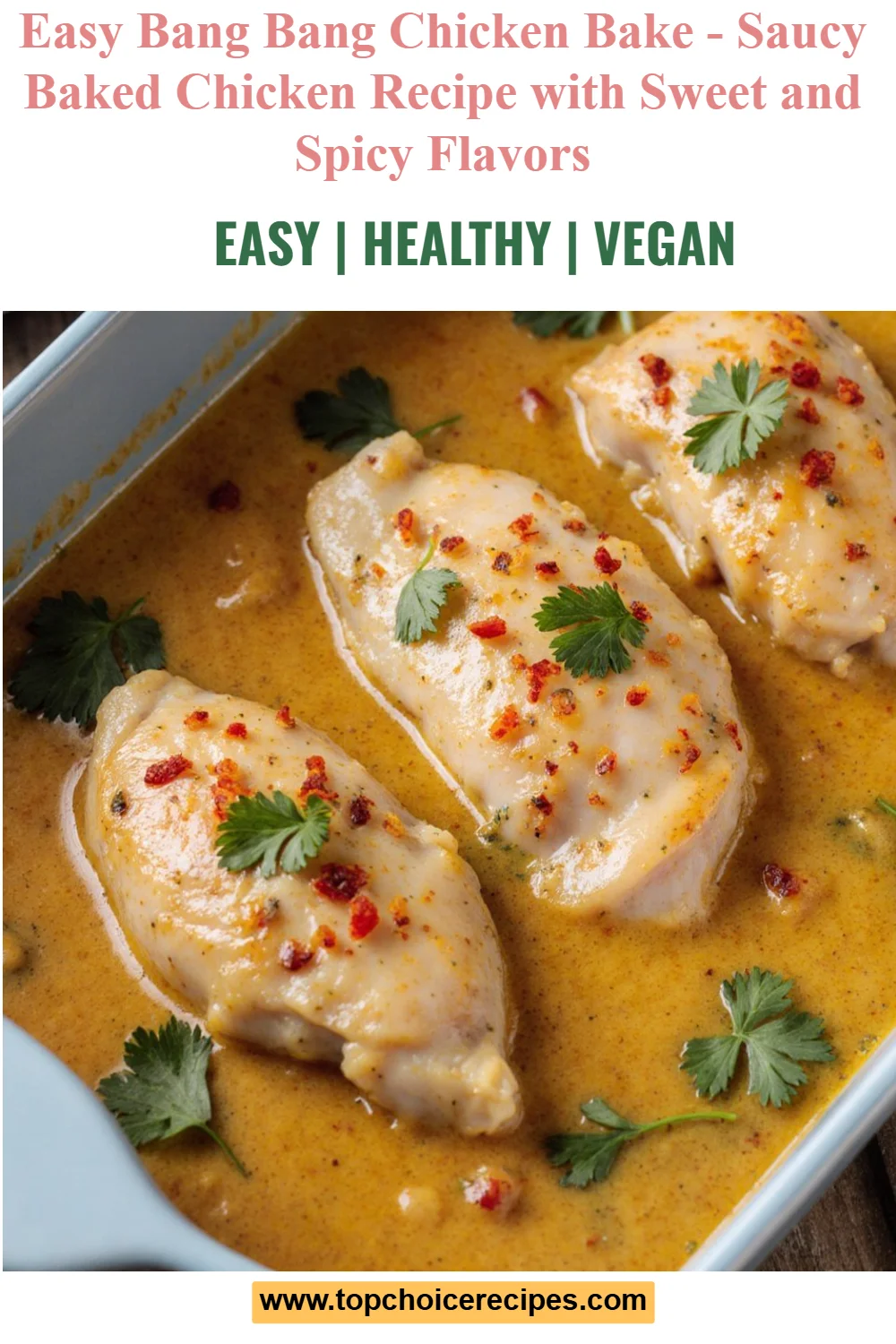 Easy Bang Bang Chicken Bake
