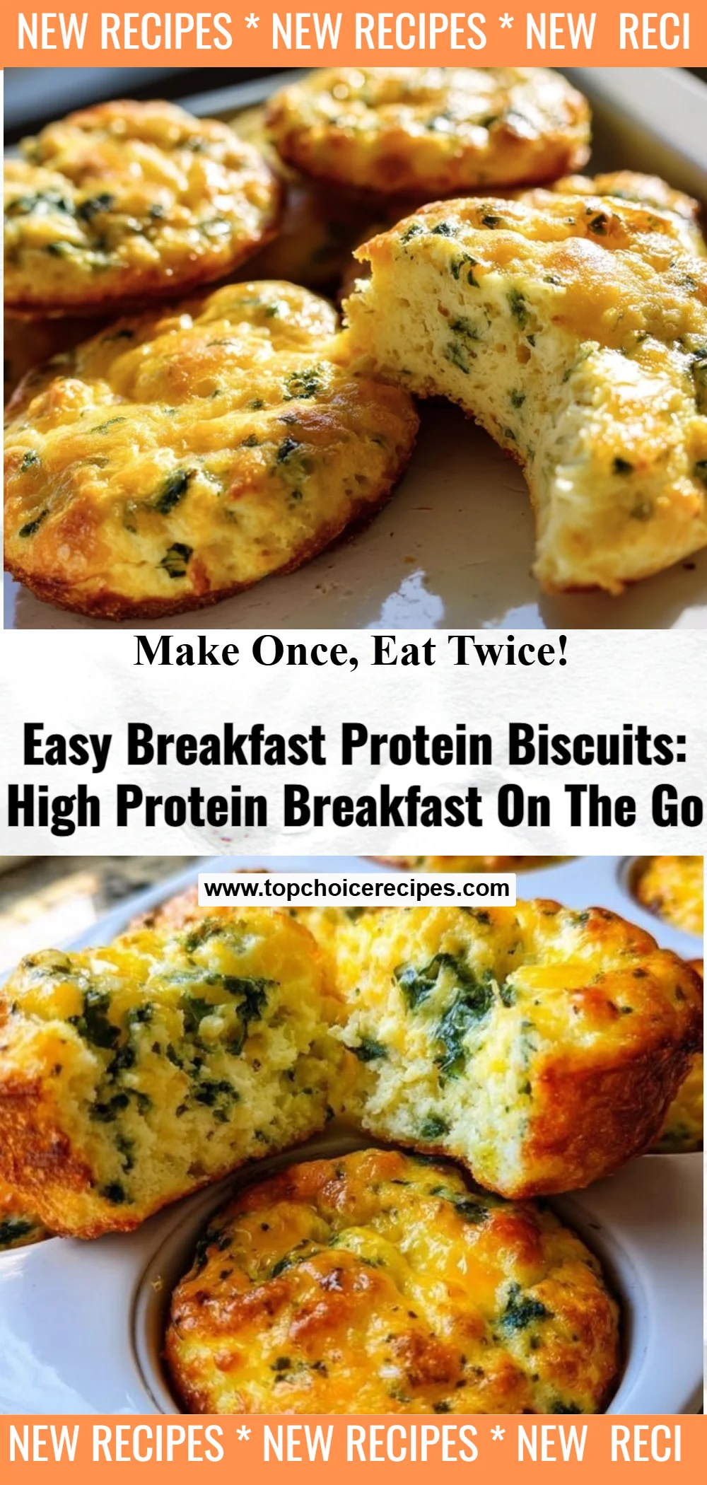 Easy Breakfast Protein Biscuits