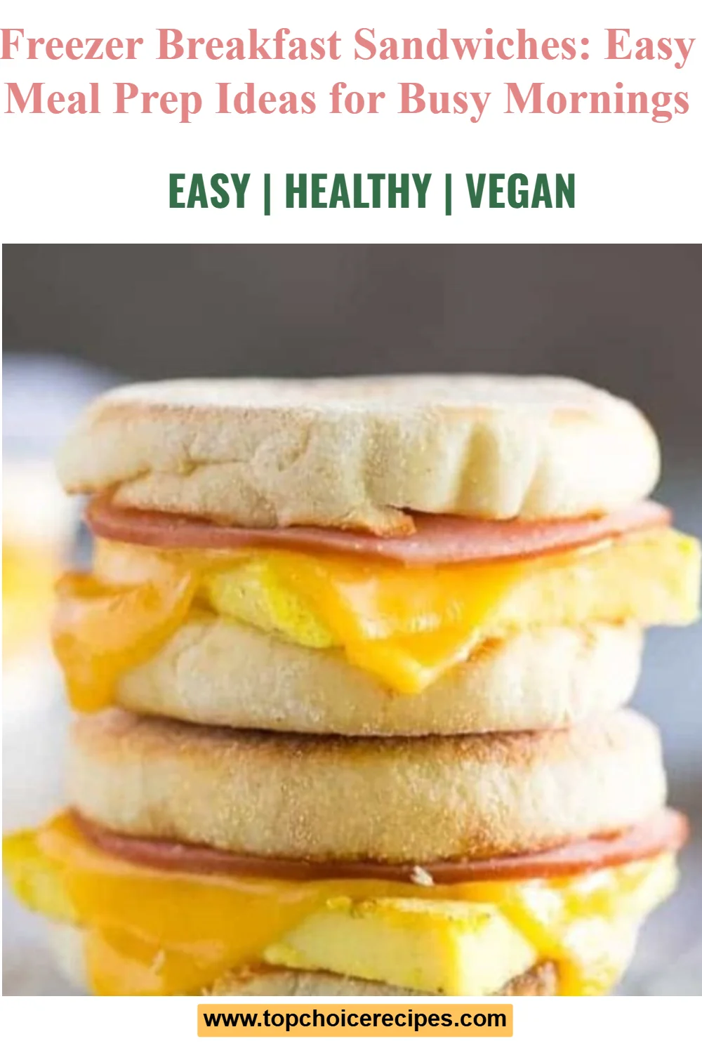 Freezer Breakfast Sandwiches 5 Freezer Breakfast Sandwiches