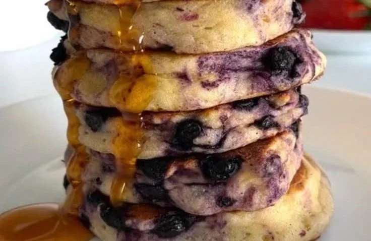 Healthy Blueberry Pancakes 6 Healthy Blueberry Pancakes