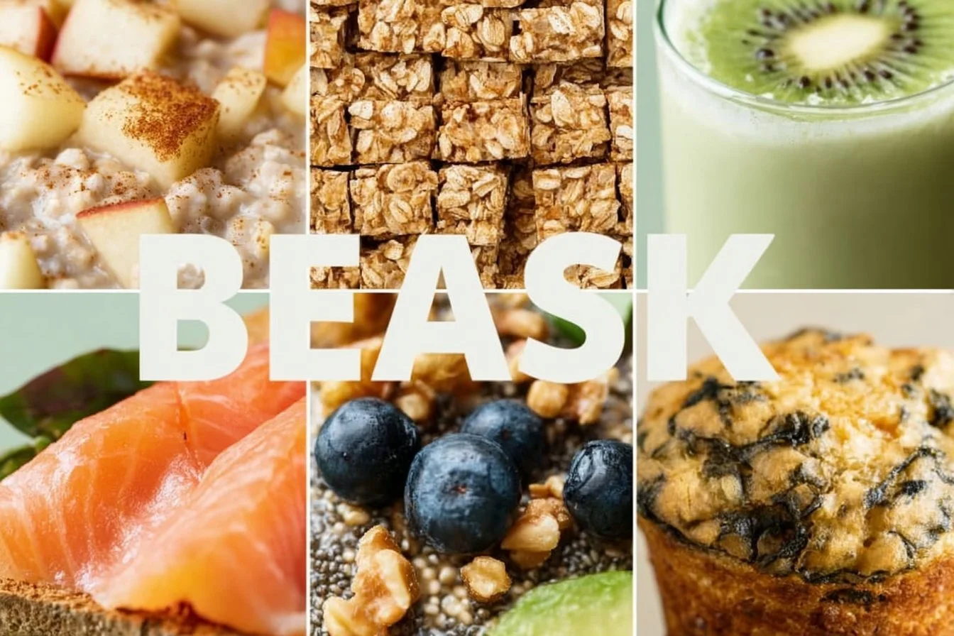 Quick and nutritious healthy breakfast options for busy mornings.