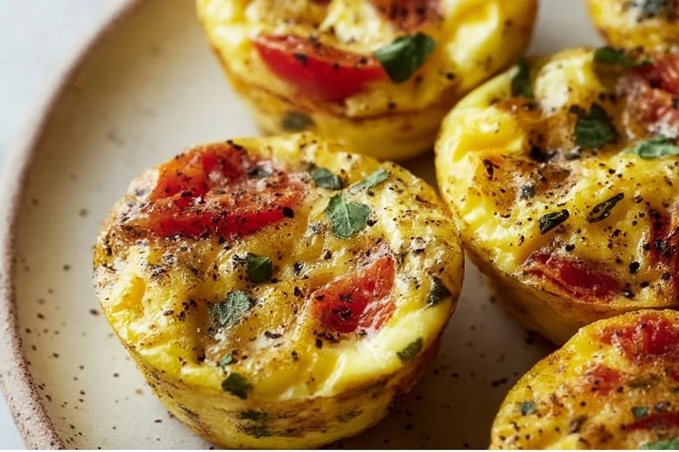 Healthy Egg Muffins 5 Healthy egg muffins filled with vegetables and protein for a nutritious meal.