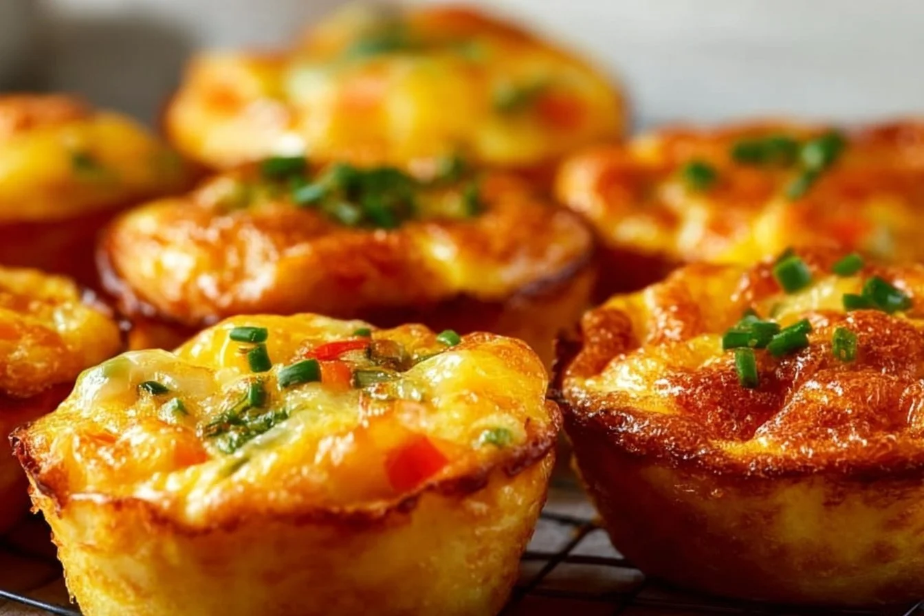 Delicious high-protein breakfast egg muffins ready to serve