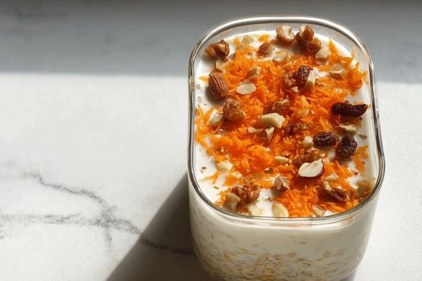 High Protein Carrot Cake Overnight Oats 6 High Protein Carrot Cake Overnight Oats