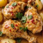 high protein creamy garlic cheesy chicken potato 2026 04 03 234141 1 Top choice recipes