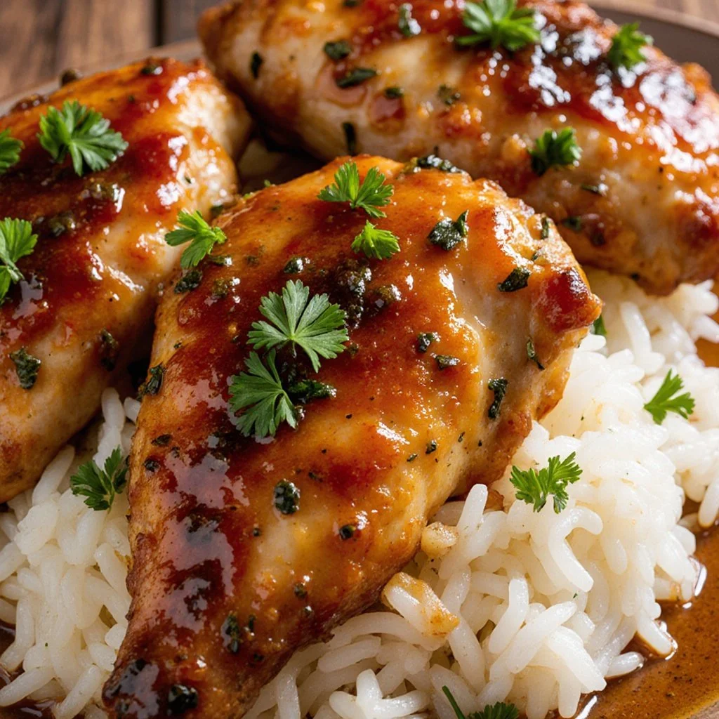 Honey Garlic Chicken Breasts