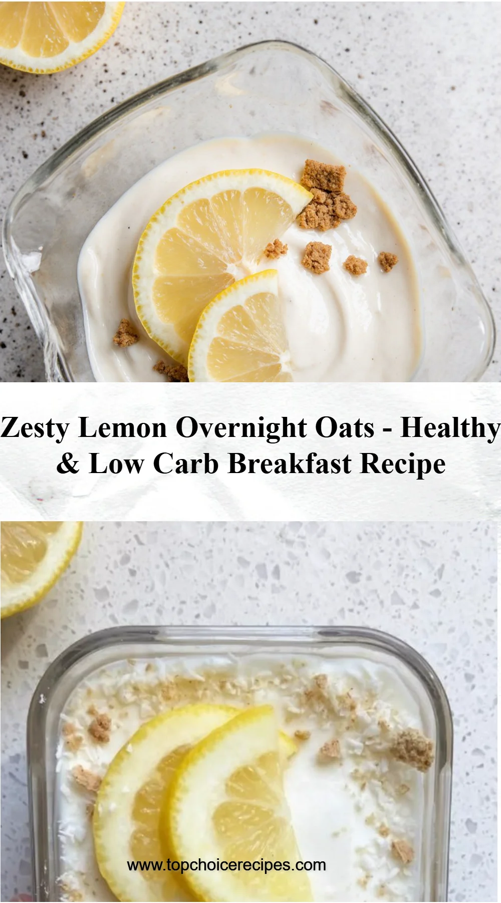 Lemon Overnight Oats 5 Lemon Overnight Oats