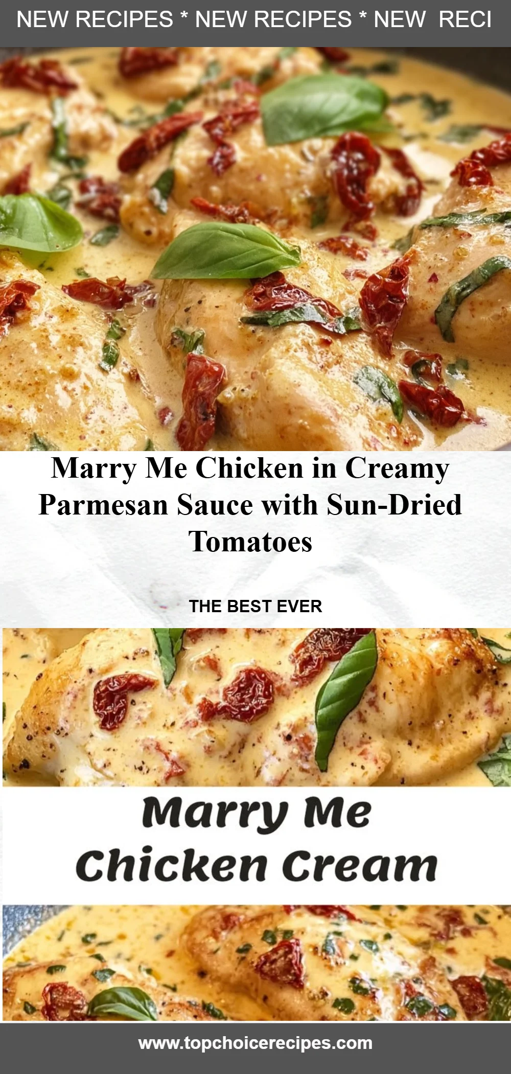 Marry Me Chicken (In a Sun-Dried Tomato Cream Sauce) 5 Marry Me Chicken (In a Sun-Dried Tomato Cream Sauce)