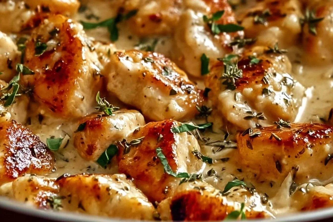 Marry Me Chicken Pasta 1 Delicious Marry Me Chicken Pasta dish with creamy sauce and herbs