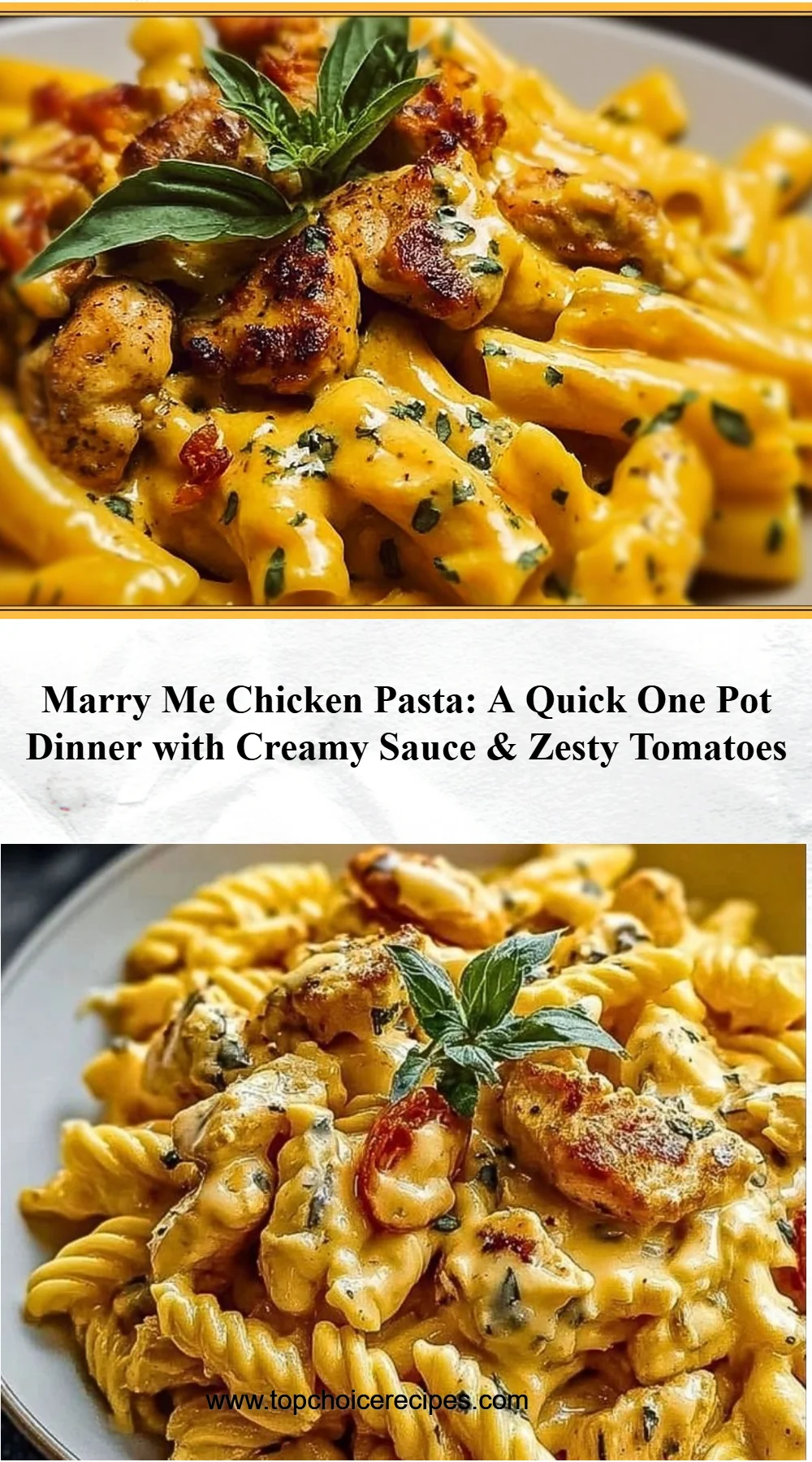Marry Me Chicken Pasta 3 Marry Me Chicken Pasta