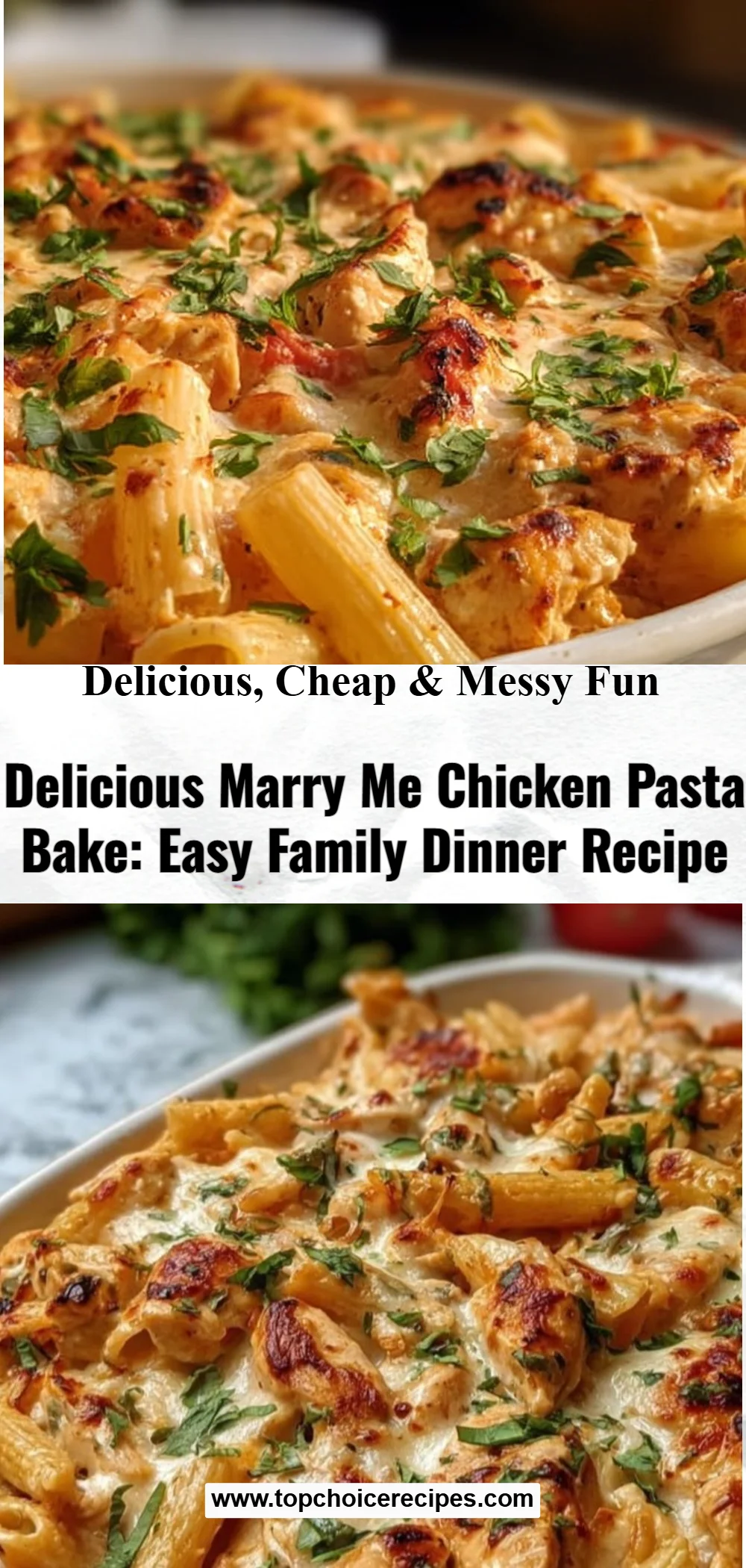 Marry Me Chicken Pasta Bake 6 Marry Me Chicken Pasta Bake