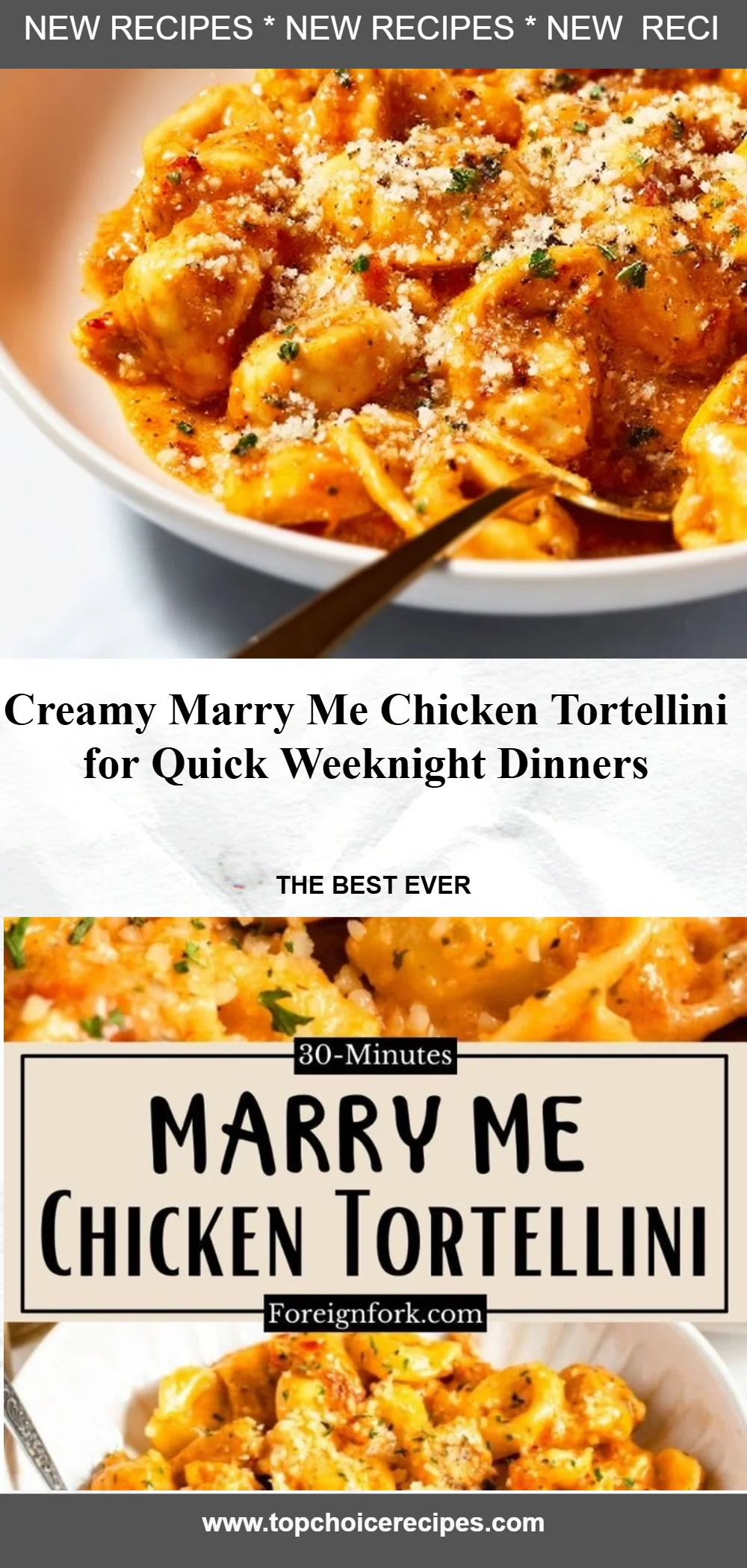 Marry Me Chicken Tortellini