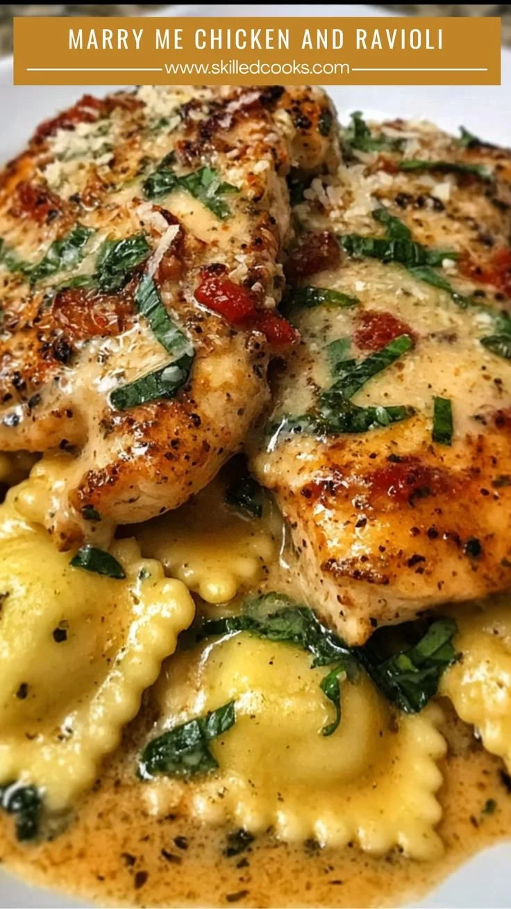 Marry Me Chicken with Ravioli 2 Marry Me Chicken with Ravioli