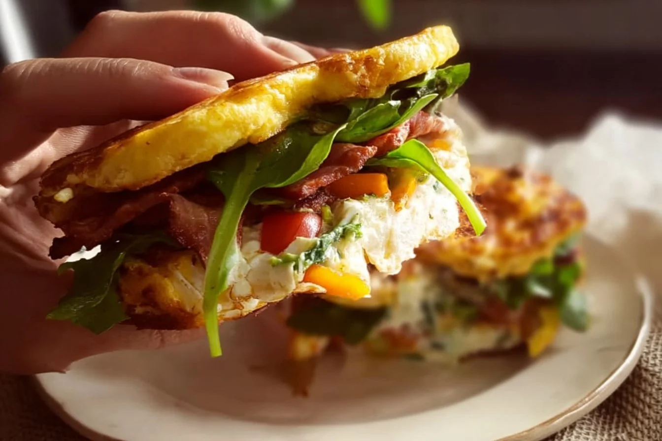 No-Carb Breakfast Sandwich 6 No-Carb Breakfast Sandwich