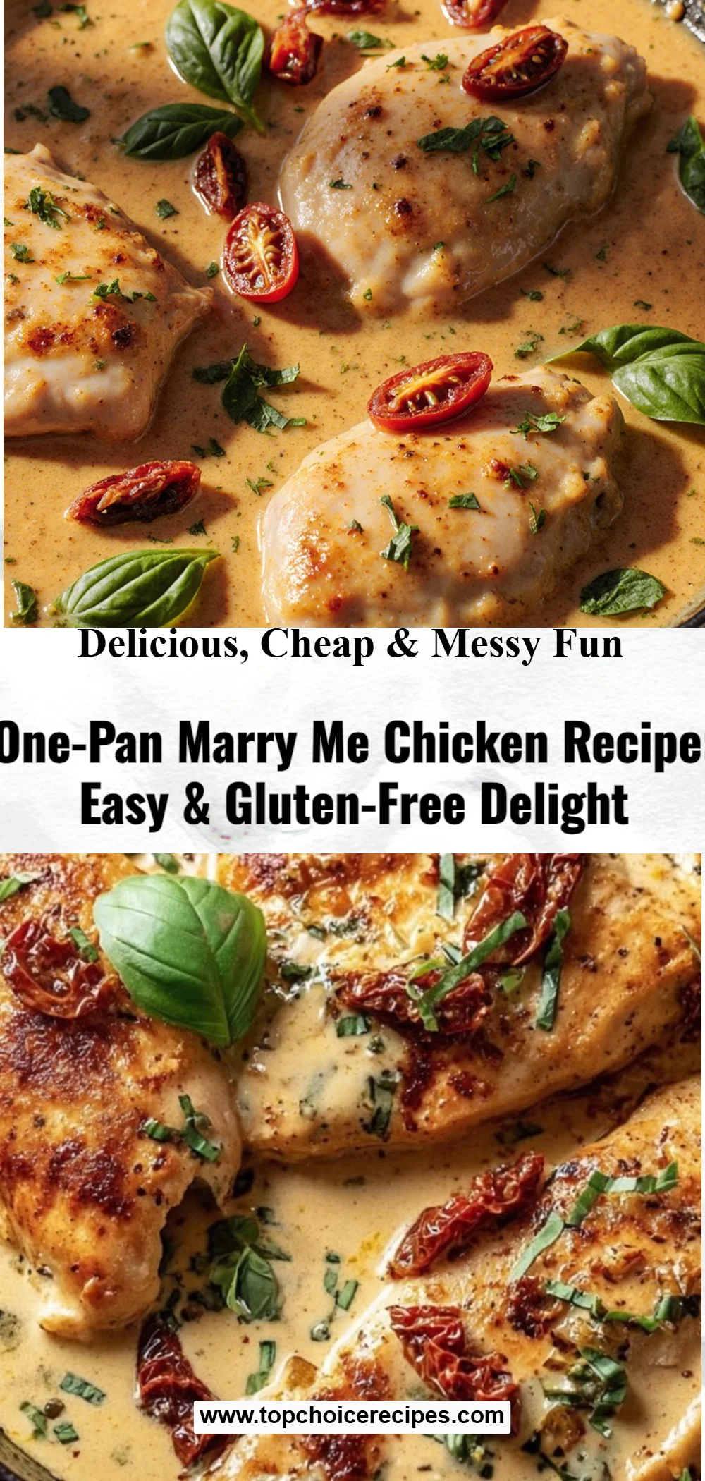 One-Pan Marry Me Chicken Recipe (Ready in 30 Minutes) 5 One-Pan Marry Me Chicken Recipe (Ready in 30 Minutes)