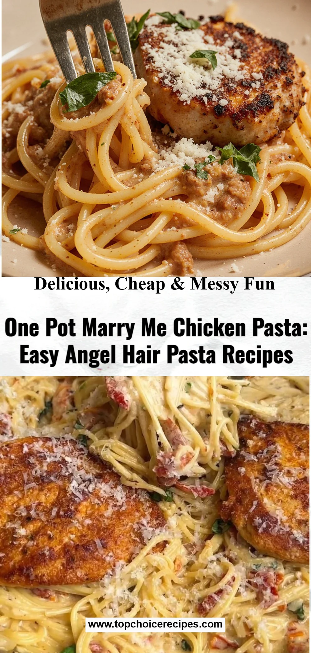 One Pot Marry Me Chicken Pasta