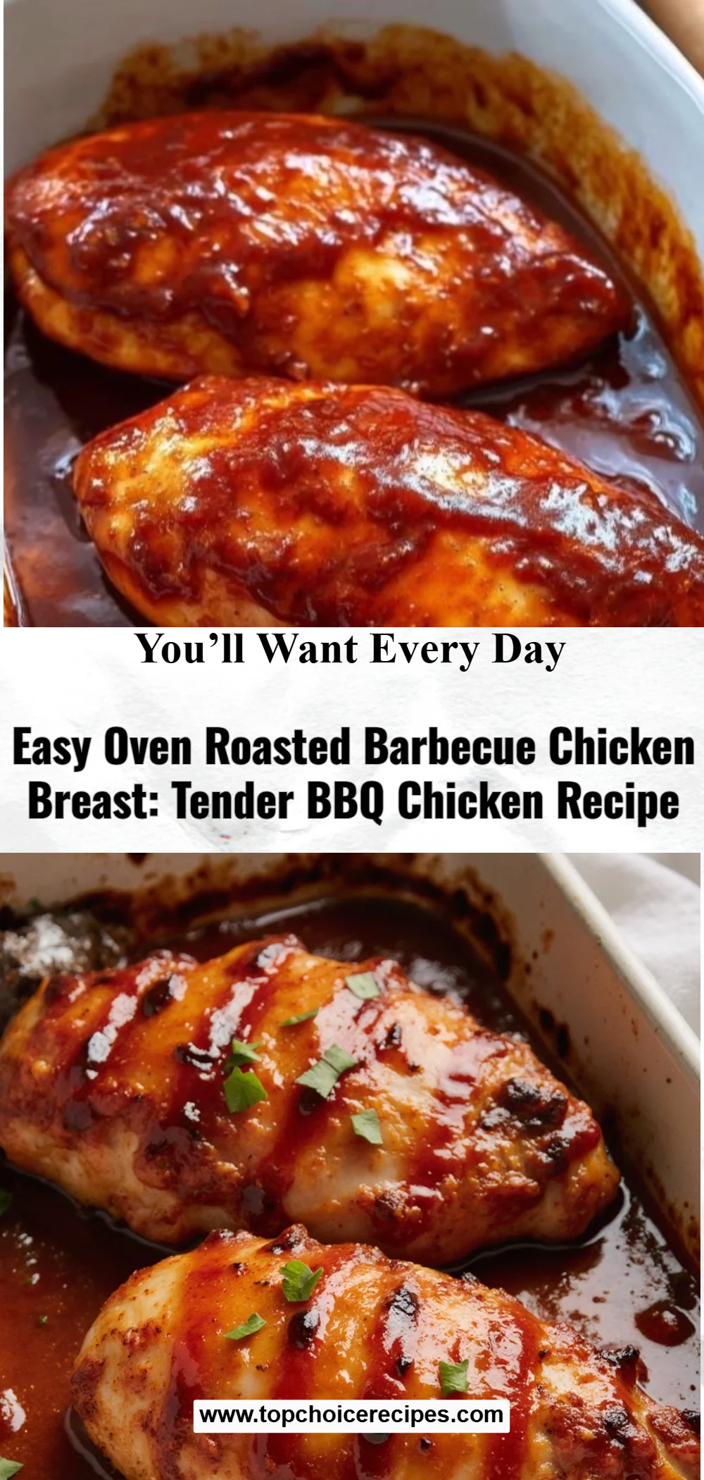 Oven-Baked BBQ Chicken Breasts