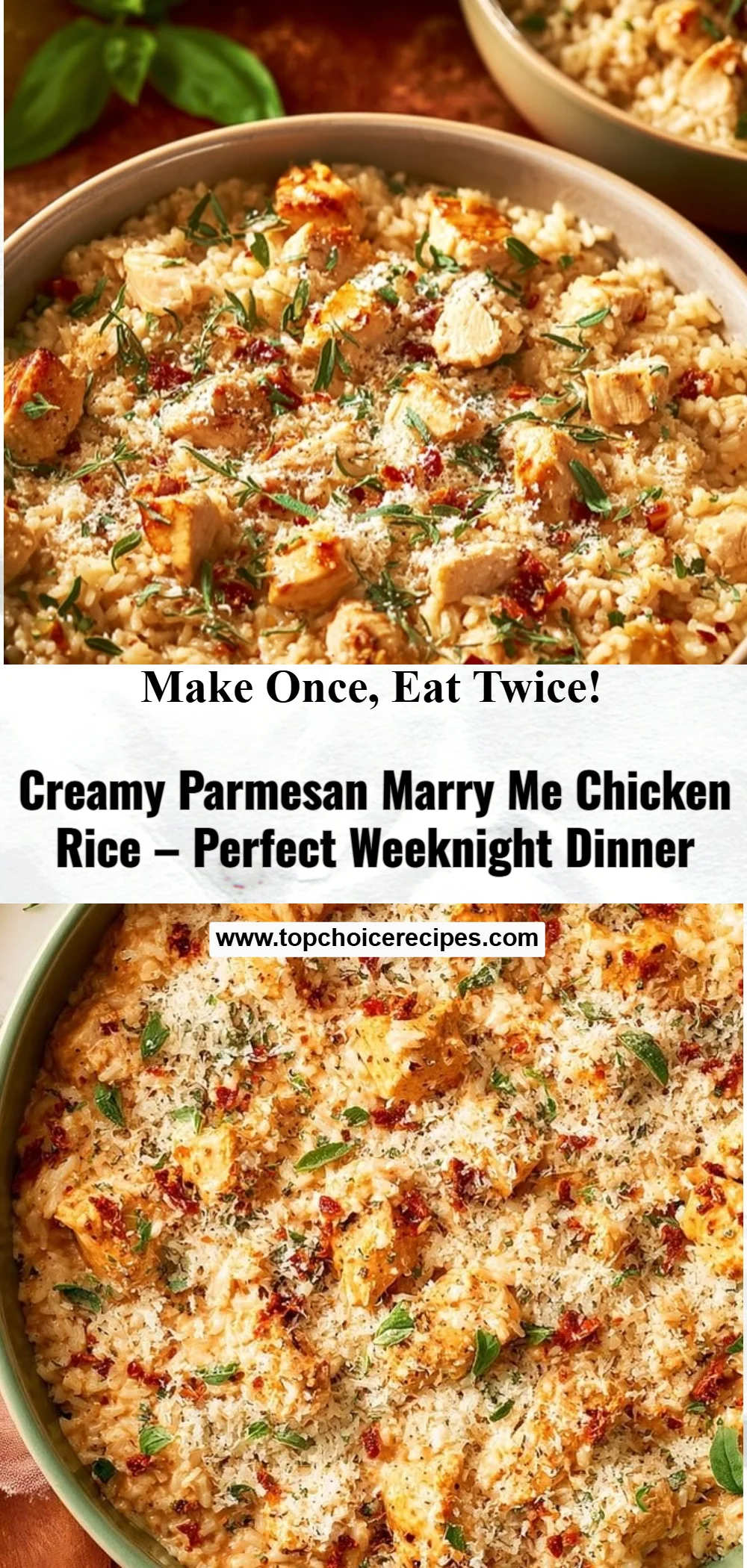 Parmesan Marry Me Chicken Rice 5 Parmesan Marry Me Chicken Rice