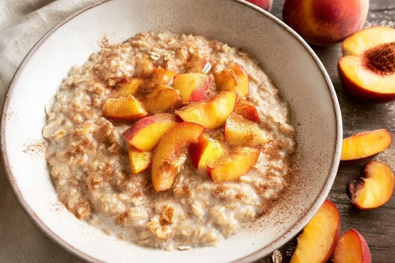 Peaches & Cream Oatmeal