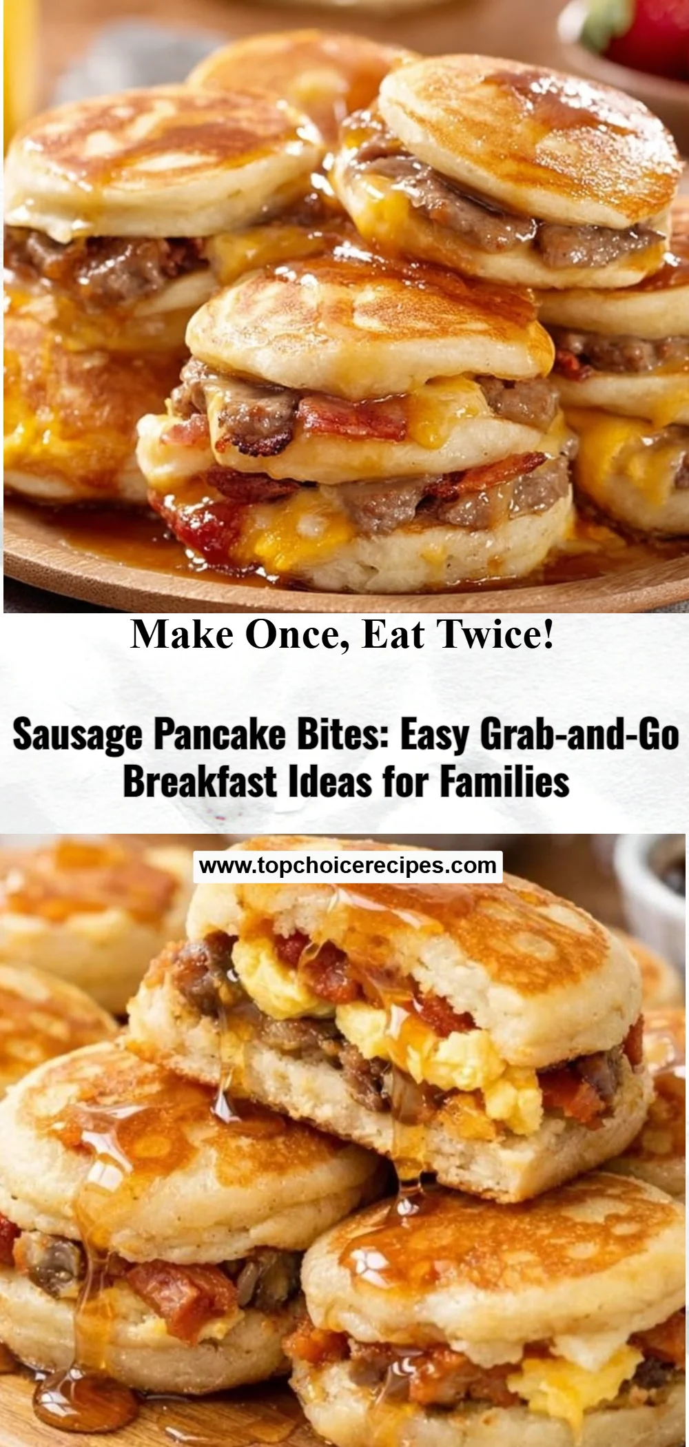 Sausage Pancake Bites