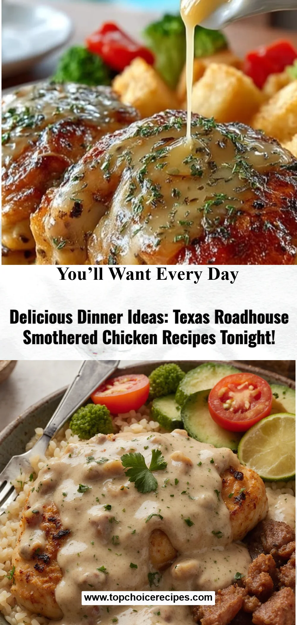 Texas Roadhouse Smothered Chicken