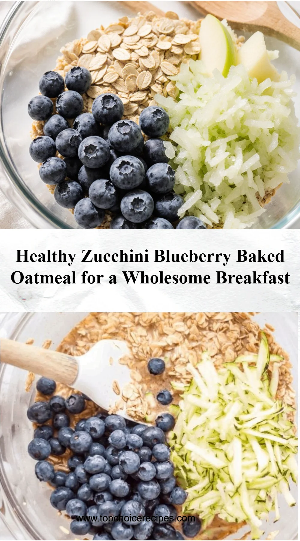Zucchini Blueberry Baked Oatmeal 5 Zucchini Blueberry Baked Oatmeal
