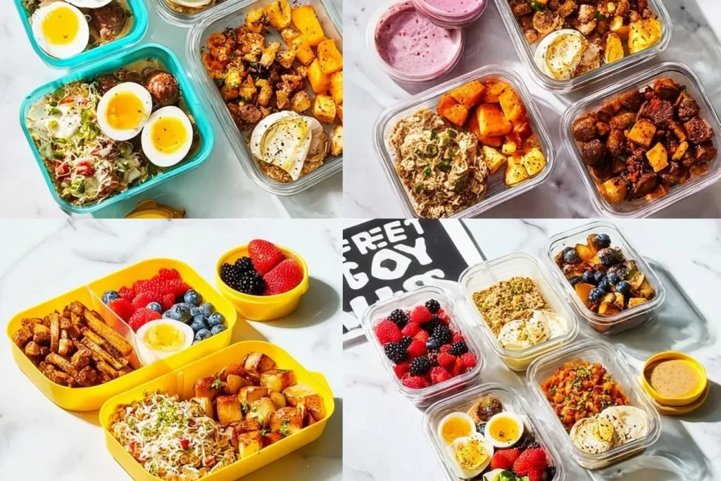 Easy breakfast meal prep recipes for quick morning meals.