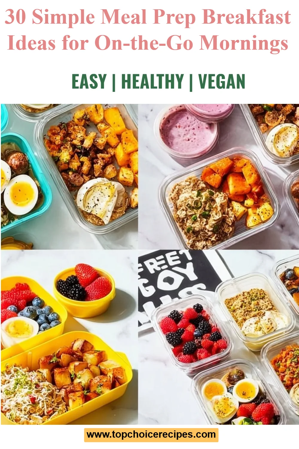 30 Insanely Good And Easy Breakfast Meal Prep Recipes 2 30 Insanely Good And Easy Breakfast Meal Prep Recipes
