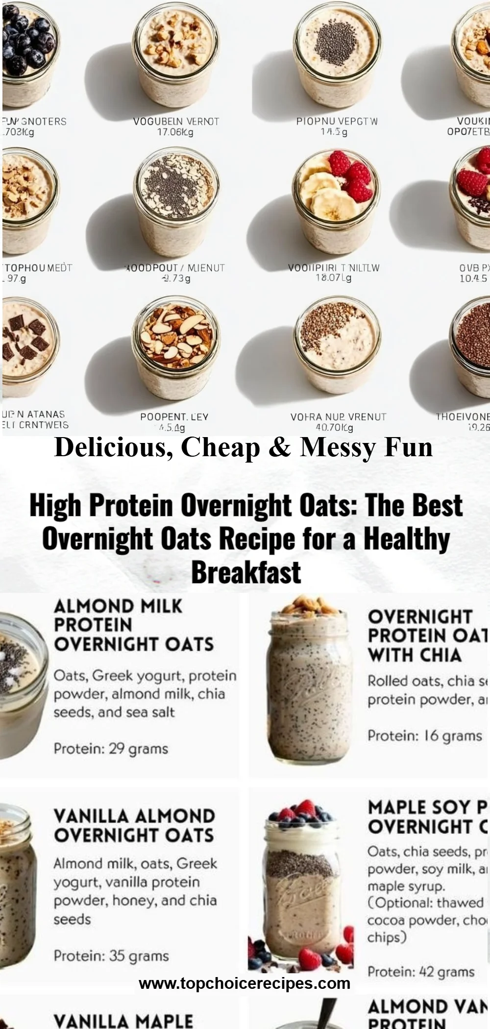 High Protein Overnight Oats